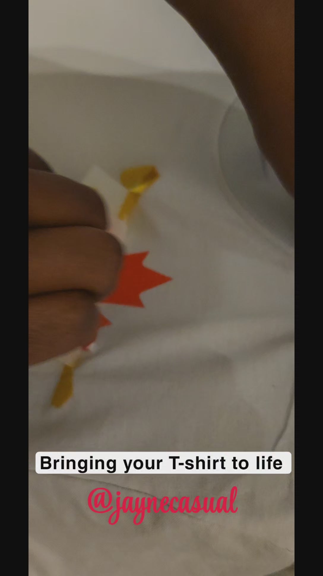 Blank tee with design( inches)